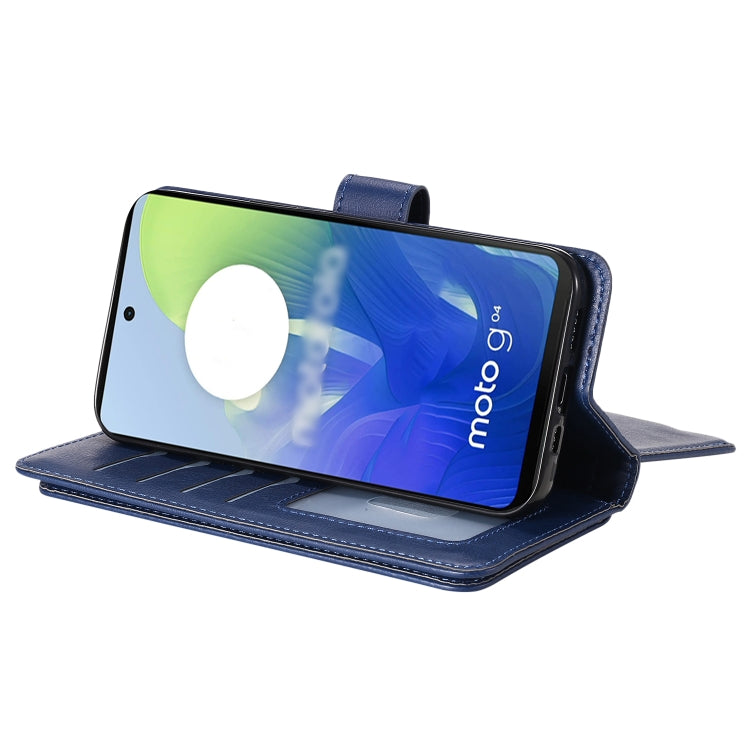 For Motorola Moto G04 / G24 Multi-Function Wallet 10 Card Slots Leather Phone Case