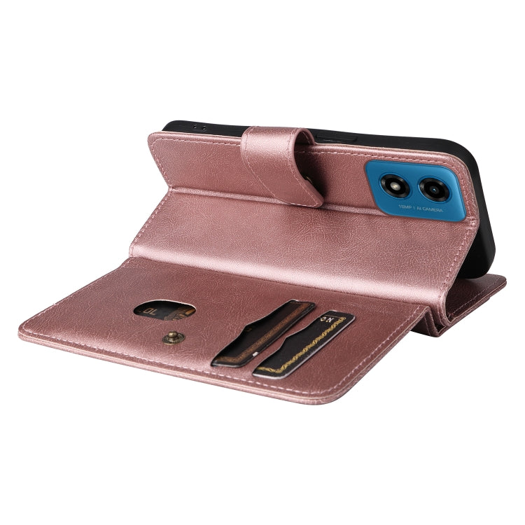 For Motorola Moto G04 / G24 Multi-Function Wallet 10 Card Slots Leather Phone Case