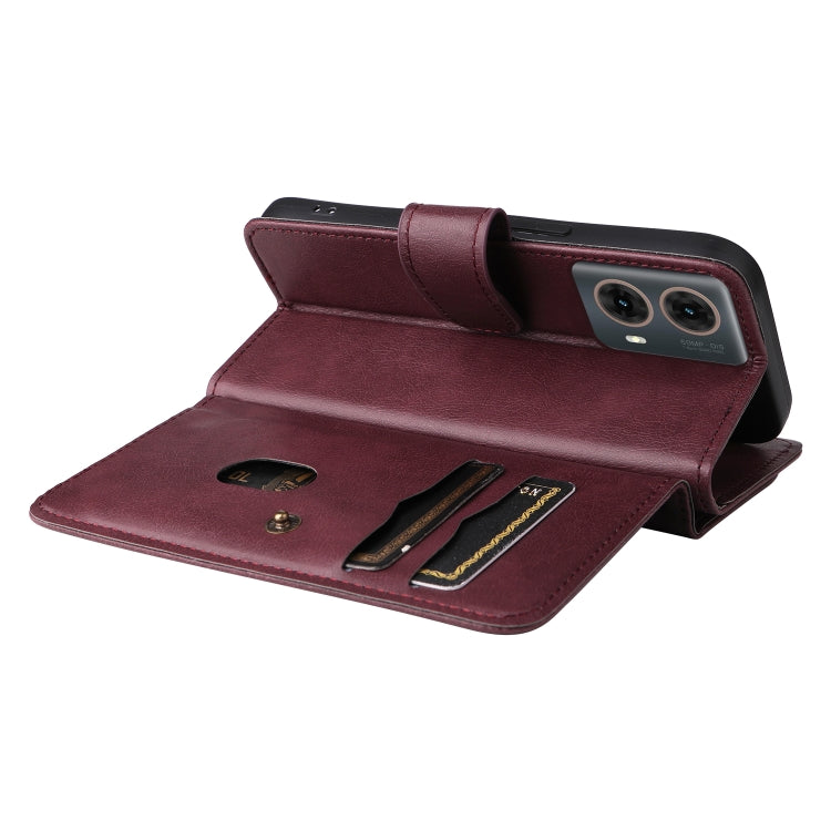 For Motorola Moto G85 Multi-Function Wallet 10 Card Slots Leather Phone Case