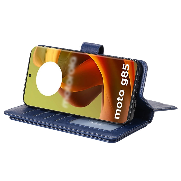 For Motorola Moto G85 Multi-Function Wallet 10 Card Slots Leather Phone Case