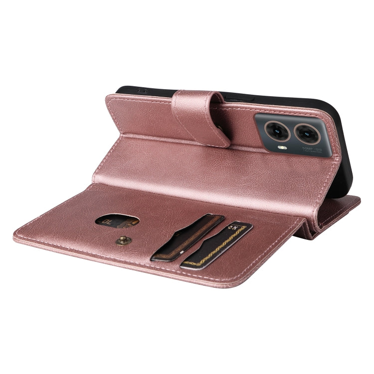 For Motorola Moto G85 Multi-Function Wallet 10 Card Slots Leather Phone Case