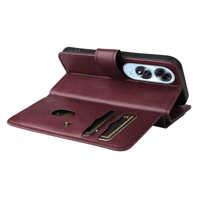 For OPPO A60 4G Multi-Function Wallet 10 Card Slots Leather Phone Case