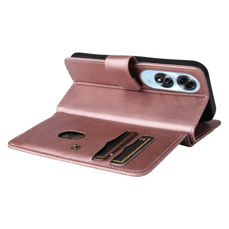 For OPPO A60 4G Multi-Function Wallet 10 Card Slots Leather Phone Case