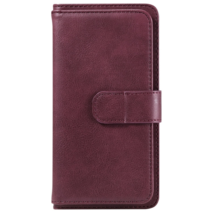 For OPPO Reno12 Pro Global Multi-Function Wallet 10 Card Slots Leather Phone Case
