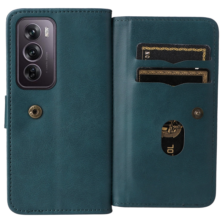 For OPPO Reno12 Pro Global Multi-Function Wallet 10 Card Slots Leather Phone Case