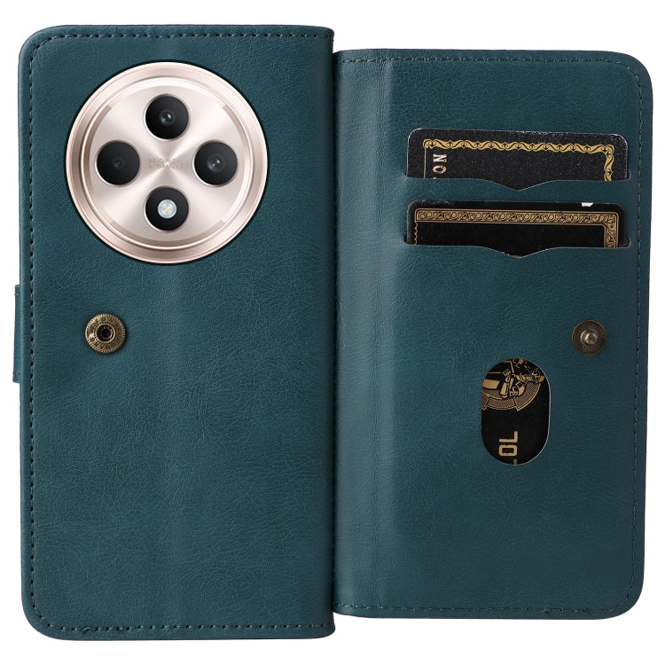 For OPPO Reno12 F 5G Global Multi-Function Wallet 10 Card Slots Leather Phone Case