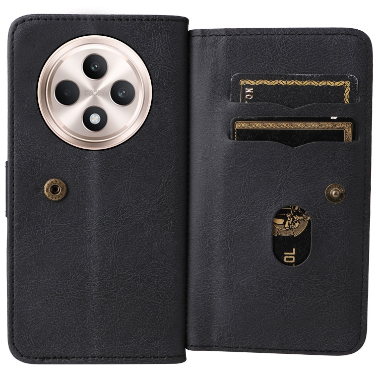 For OPPO Reno12 F 5G Global Multi-Function Wallet 10 Card Slots Leather Phone Case