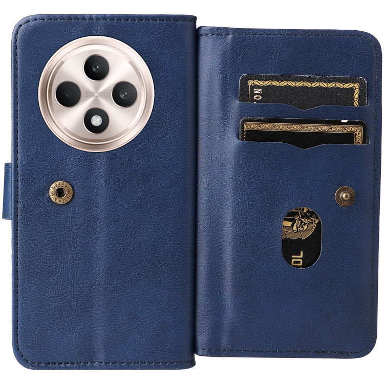 For OPPO Reno12 F 5G Global Multi-Function Wallet 10 Card Slots Leather Phone Case