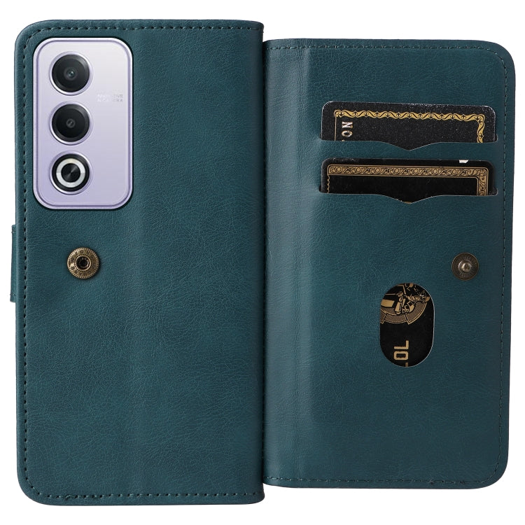 For OPPO A3 Pro 5G / A3 Pro India Multi-Function Wallet 10 Card Slots Leather Phone Case