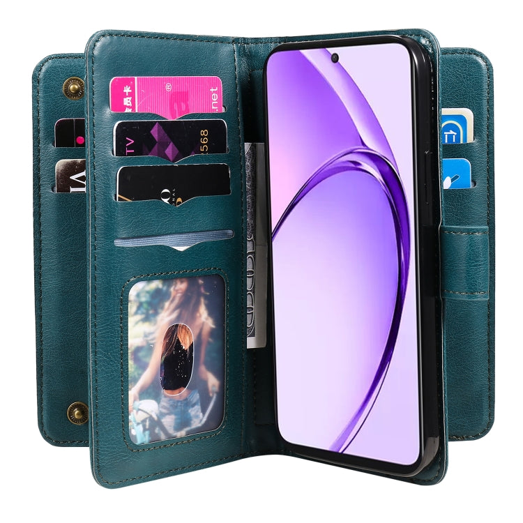 For OPPO A3 Pro 5G / A3 Pro India Multi-Function Wallet 10 Card Slots Leather Phone Case