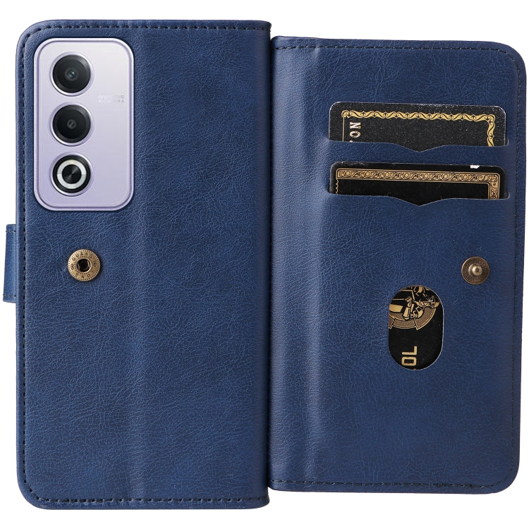 For OPPO A3 Pro 5G / A3 Pro India Multi-Function Wallet 10 Card Slots Leather Phone Case