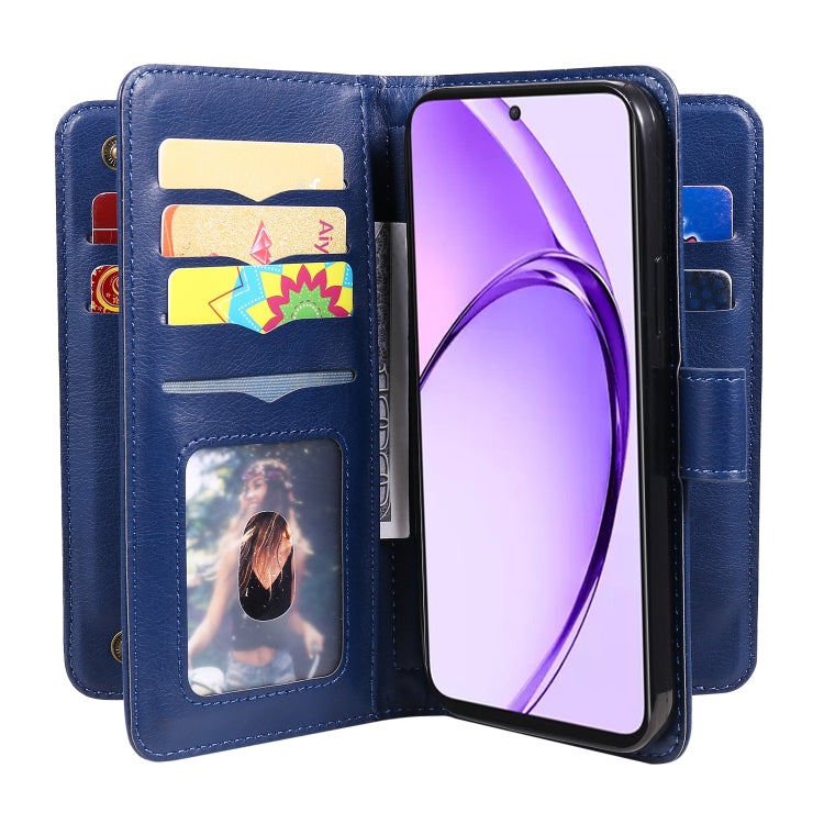 For OPPO A3 Pro 5G / A3 Pro India Multi-Function Wallet 10 Card Slots Leather Phone Case