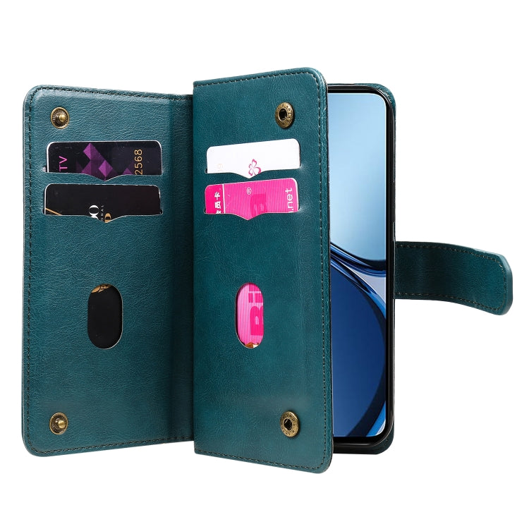 For Realme C63 / C61 / Note 60 Multi-Function Wallet 10 Card Slots Leather Phone Case