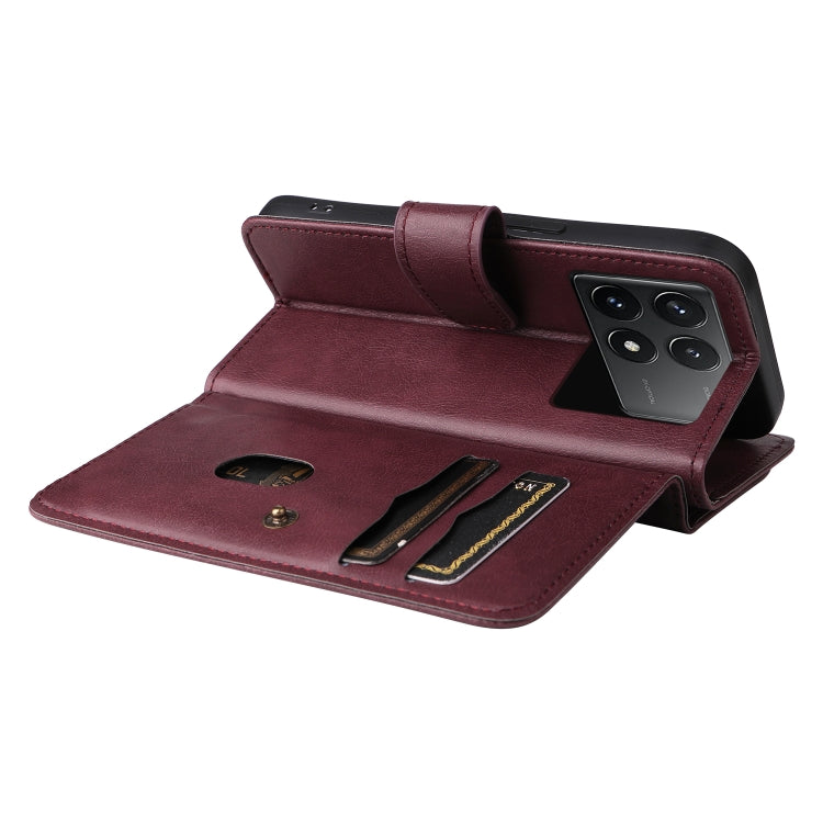 For Xiaomi Poco F6 Pro Multi-Function Wallet 10 Card Slots Leather Phone Case