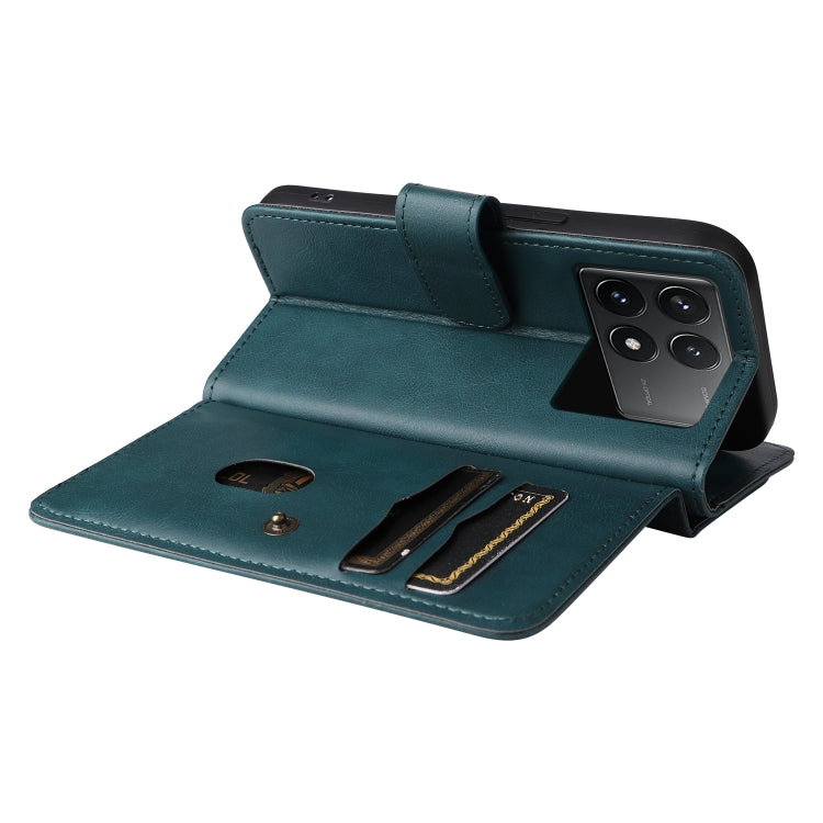 For Xiaomi Poco F6 Pro Multi-Function Wallet 10 Card Slots Leather Phone Case