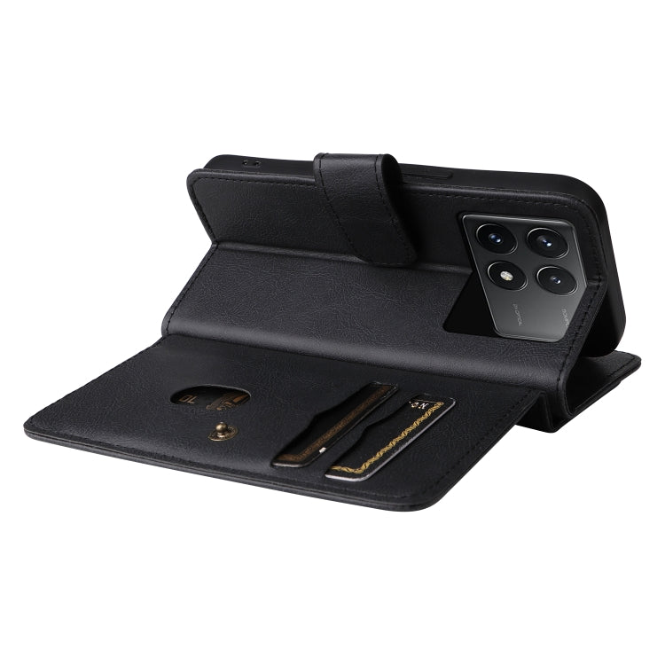 For Xiaomi Poco F6 Pro Multi-Function Wallet 10 Card Slots Leather Phone Case