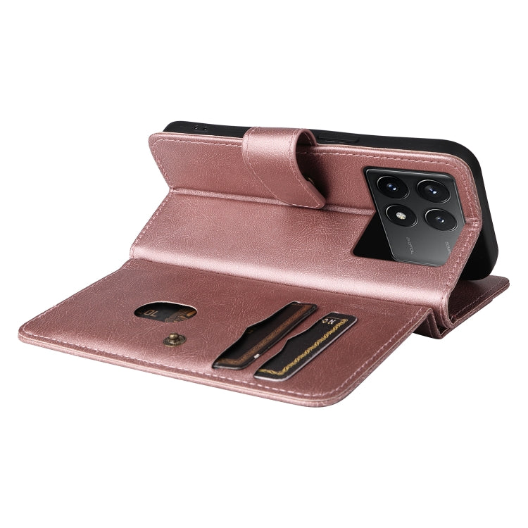 For Xiaomi Poco F6 Pro Multi-Function Wallet 10 Card Slots Leather Phone Case