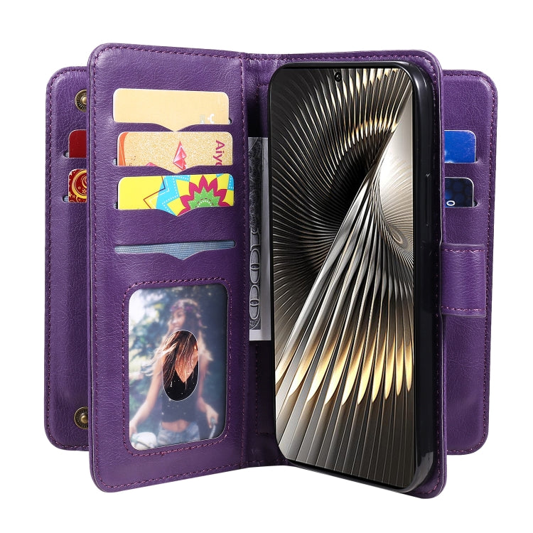 For Xiaomi Poco F6 Multi-Function Wallet 10 Card Slots Leather Phone Case
