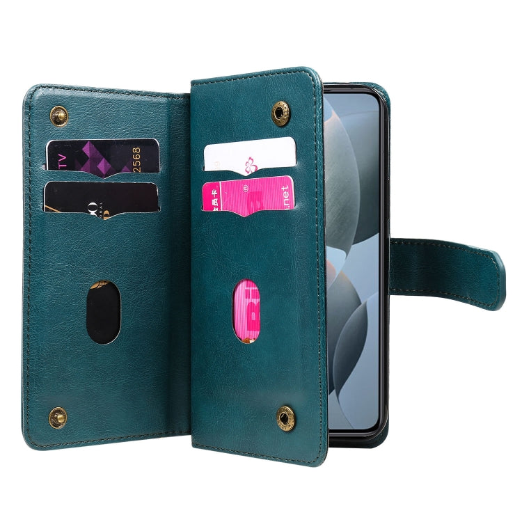 For Xiaomi 14T Multi-Function Wallet 10 Card Slots Leather Phone Case