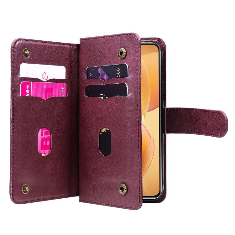 For Xiaomi 14T Pro Multi-Function Wallet 10 Card Slots Leather Phone Case