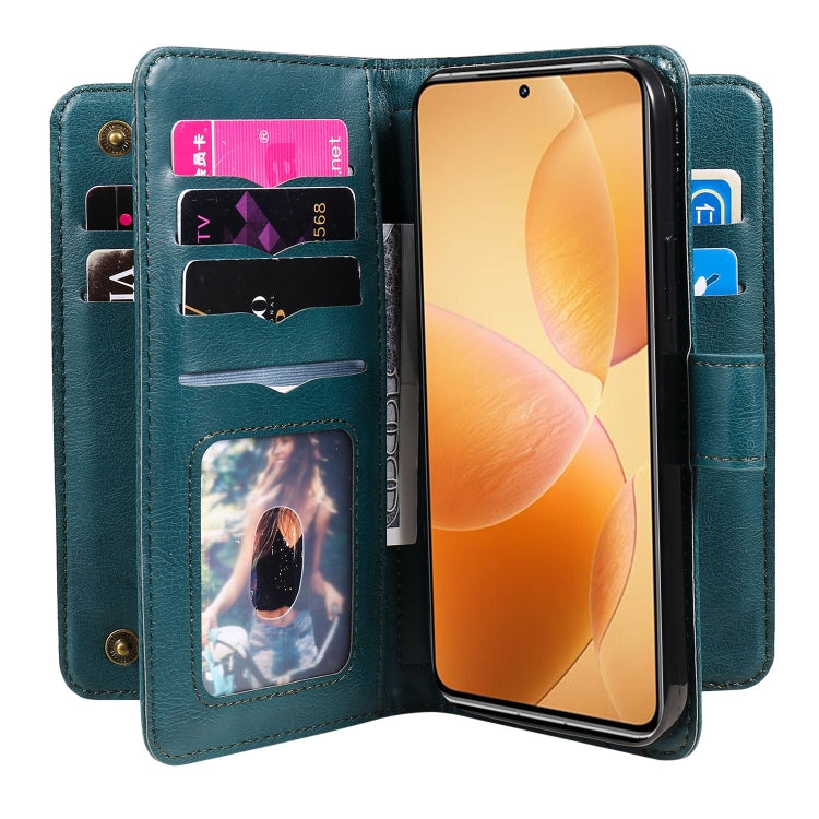 For Xiaomi 14T Pro Multi-Function Wallet 10 Card Slots Leather Phone Case