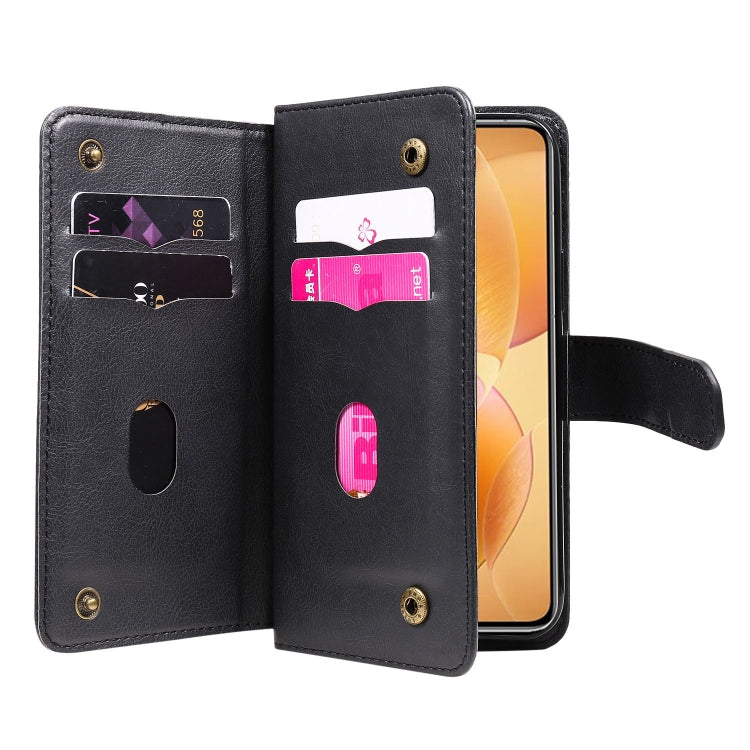 For Xiaomi 14T Pro Multi-Function Wallet 10 Card Slots Leather Phone Case