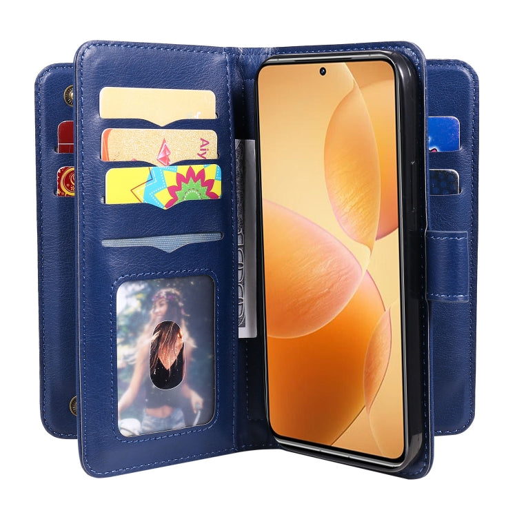 For Xiaomi 14T Pro Multi-Function Wallet 10 Card Slots Leather Phone Case