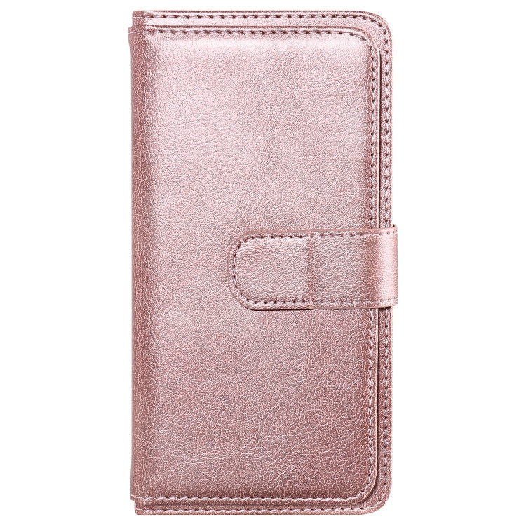 For Redmi 13 4G Global Multi-Function Wallet 10 Card Slots Leather Phone Case