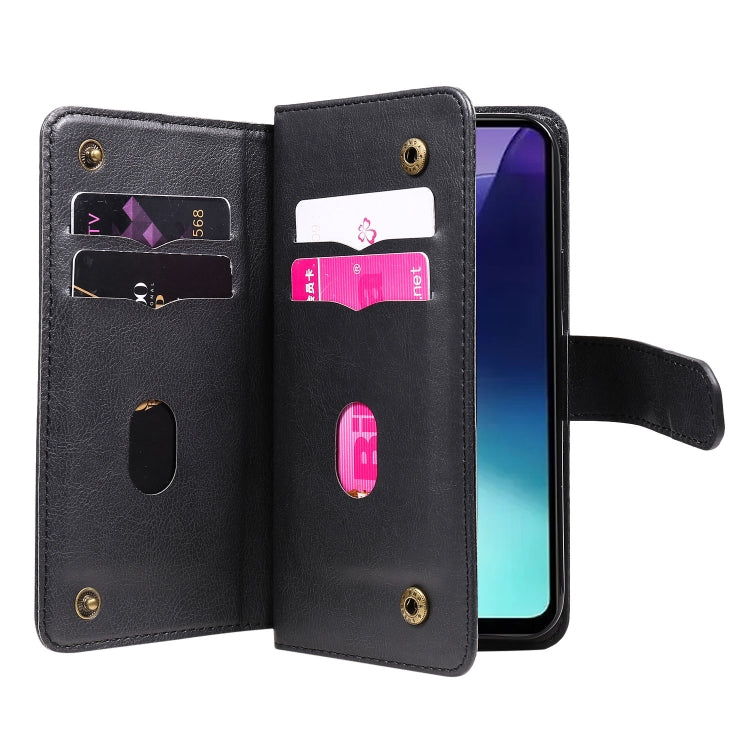 For Redmi 14C 4G Global Multi-Function Wallet 10 Card Slots Leather Phone Case