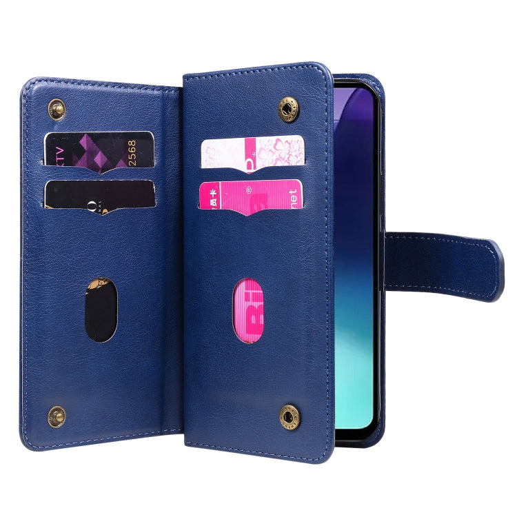 For Redmi 14C 4G Global Multi-Function Wallet 10 Card Slots Leather Phone Case