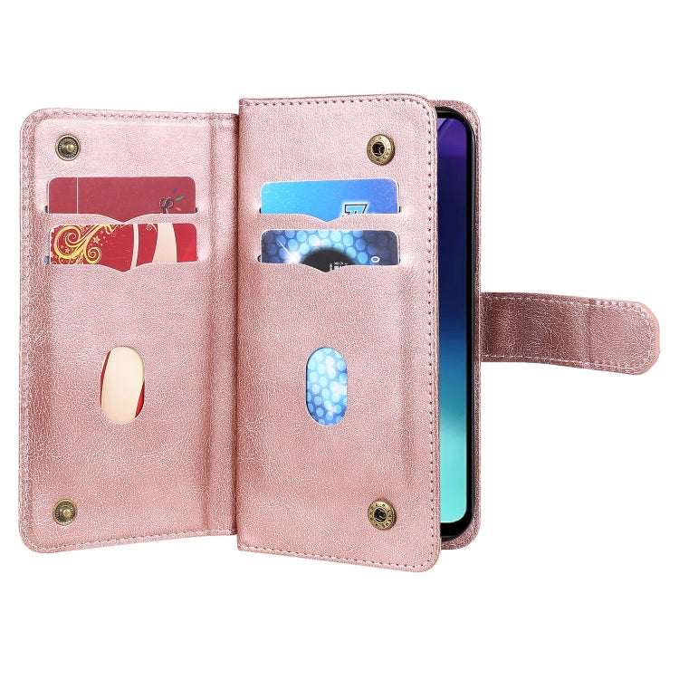 For Redmi 14C 4G Global Multi-Function Wallet 10 Card Slots Leather Phone Case