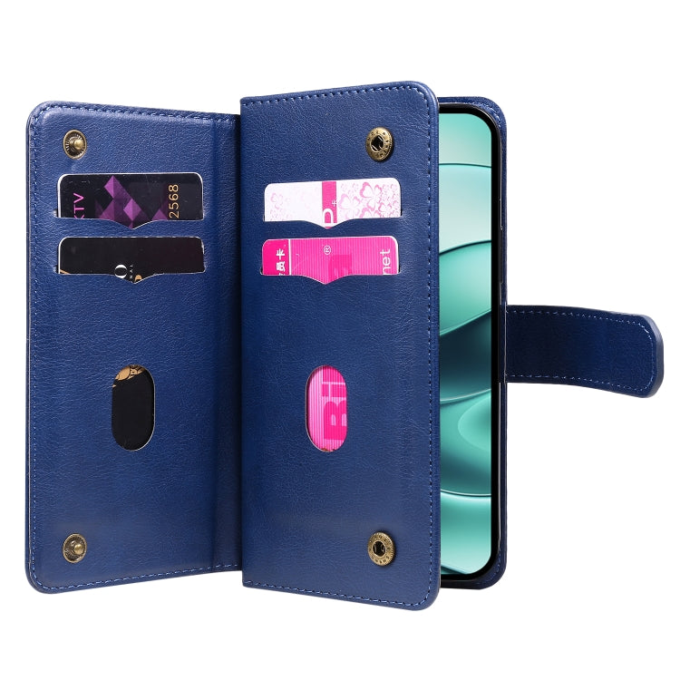For Redmi Note 14 5G Multi-Function Wallet 10 Card Slots Leather Phone Case