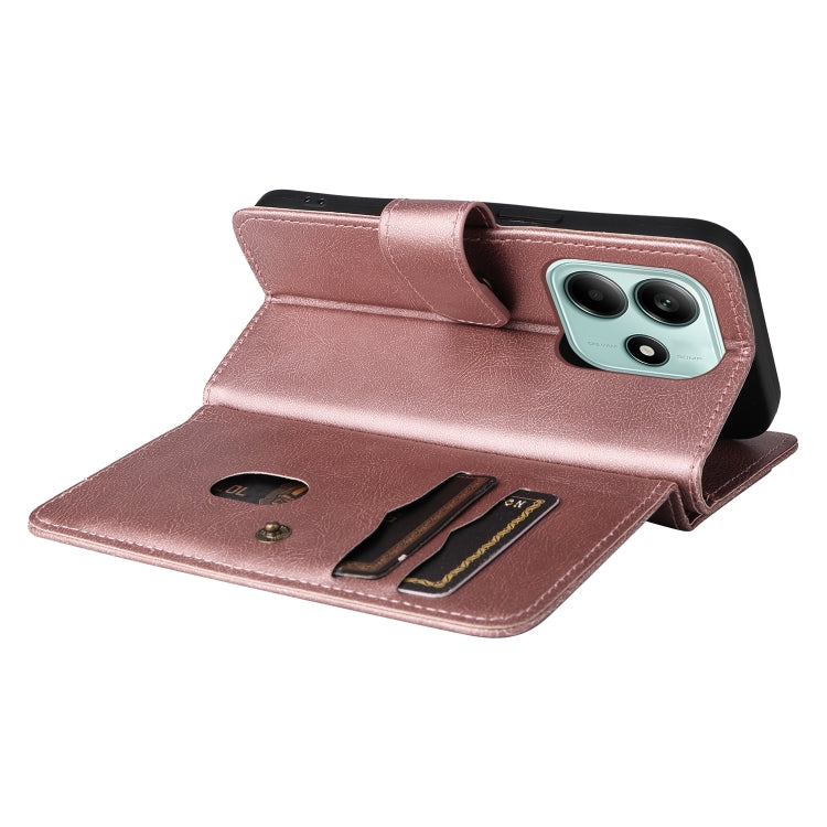For Redmi Note 14 5G Multi-Function Wallet 10 Card Slots Leather Phone Case