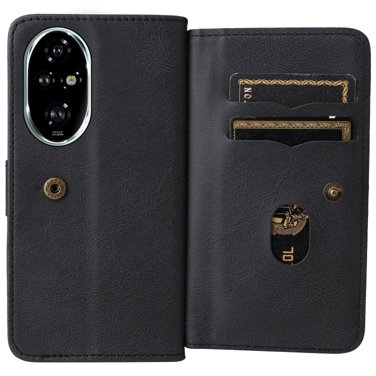 For Honor 200 Pro Multi-Function Wallet 10 Card Slots Leather Phone Case