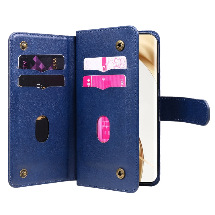 For Honor 200 Pro Multi-Function Wallet 10 Card Slots Leather Phone Case