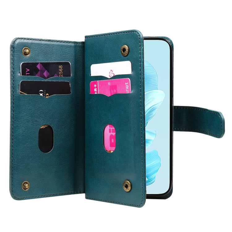 For Honor 200 Lite Global Multi-Function Wallet 10 Card Slots Leather Phone Case