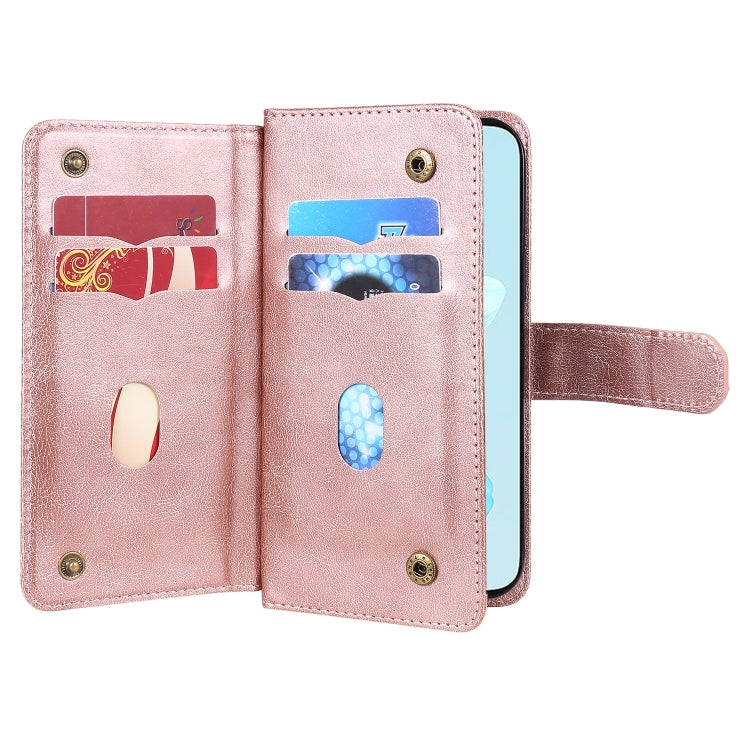 For Honor 200 Lite Global Multi-Function Wallet 10 Card Slots Leather Phone Case