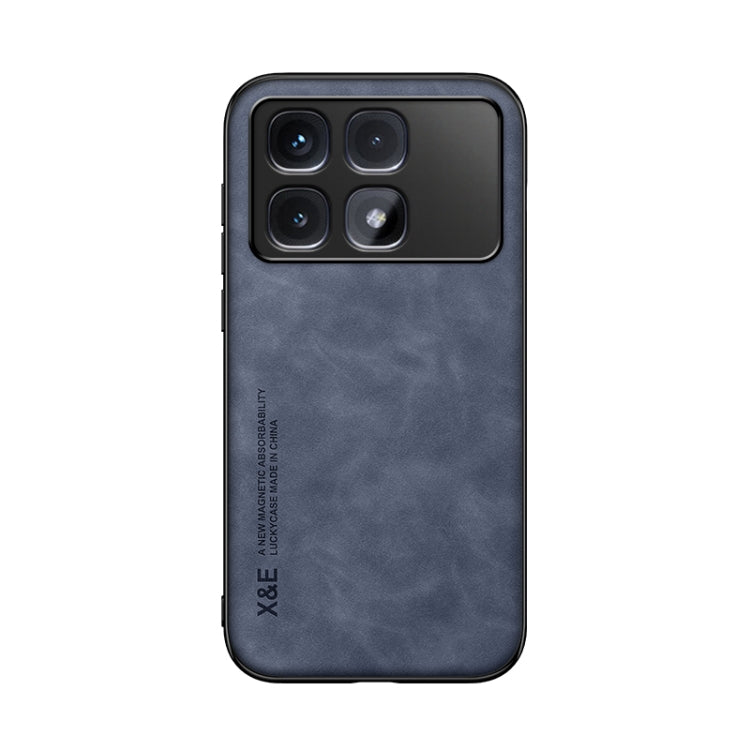 For Redmi K70 Ultra Skin Feel Magnetic Leather Back Phone Case