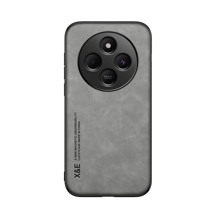 For Redmi 14C 4G Skin Feel Magnetic Leather Back Phone Case