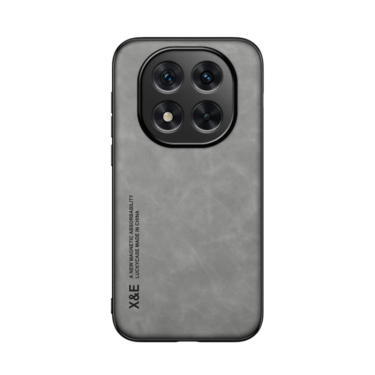 For Redmi Note 14 Pro+ 5G Skin Feel Magnetic Leather Back Phone Case