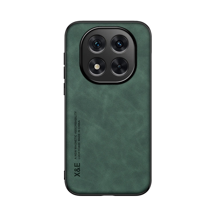 For Redmi Note 14 Pro+ 5G Skin Feel Magnetic Leather Back Phone Case