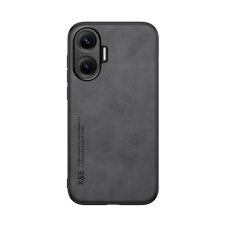 For Redmi Turbo 4 Pro Skin Feel Magnetic Leather Back Phone Case