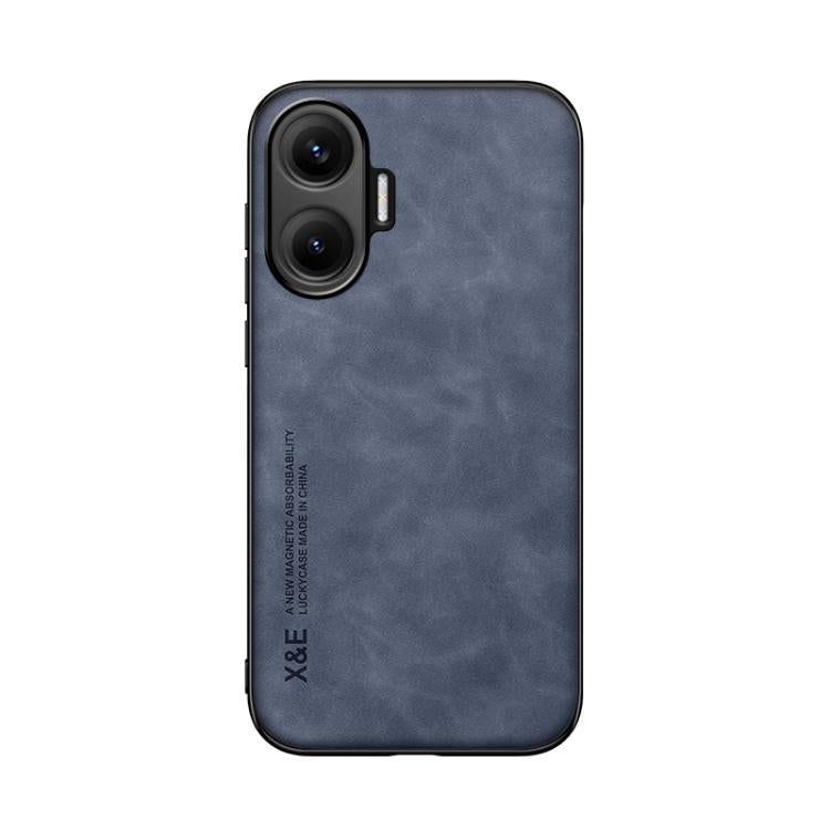 For Redmi Turbo 4 Pro Skin Feel Magnetic Leather Back Phone Case