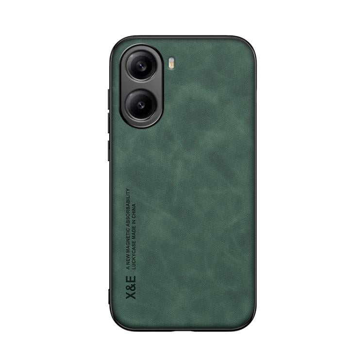 For Redmi Turbo 4 / Xiaomi Poco X7 Pro Skin Feel Magnetic Leather Back Phone Case