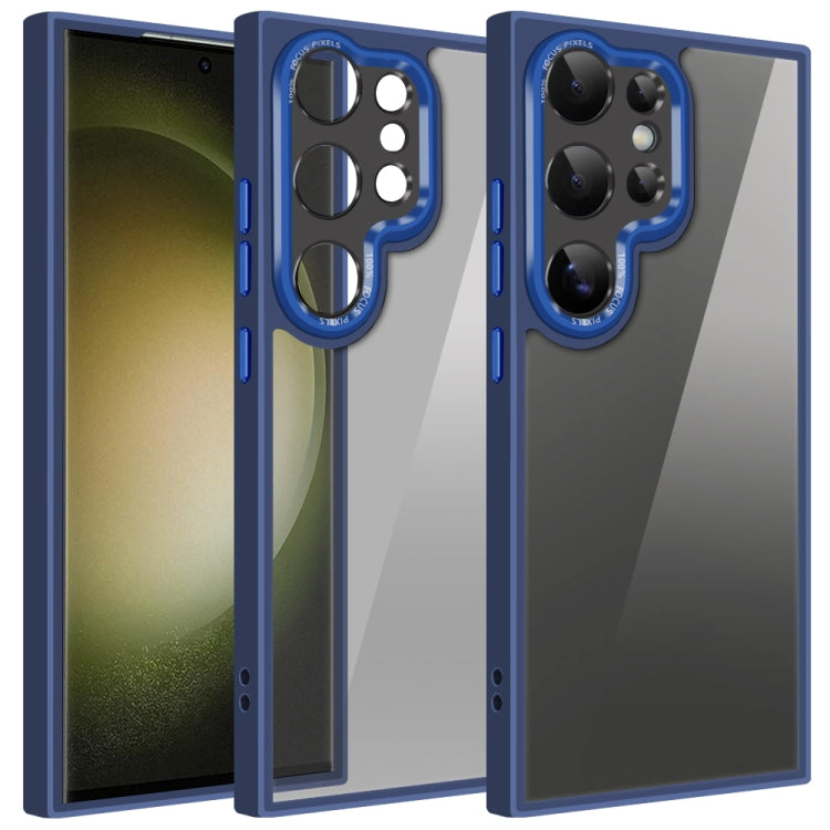 For Samsung Galaxy S23 Ultra 5G Colorful Armor Lens Film Phone Case