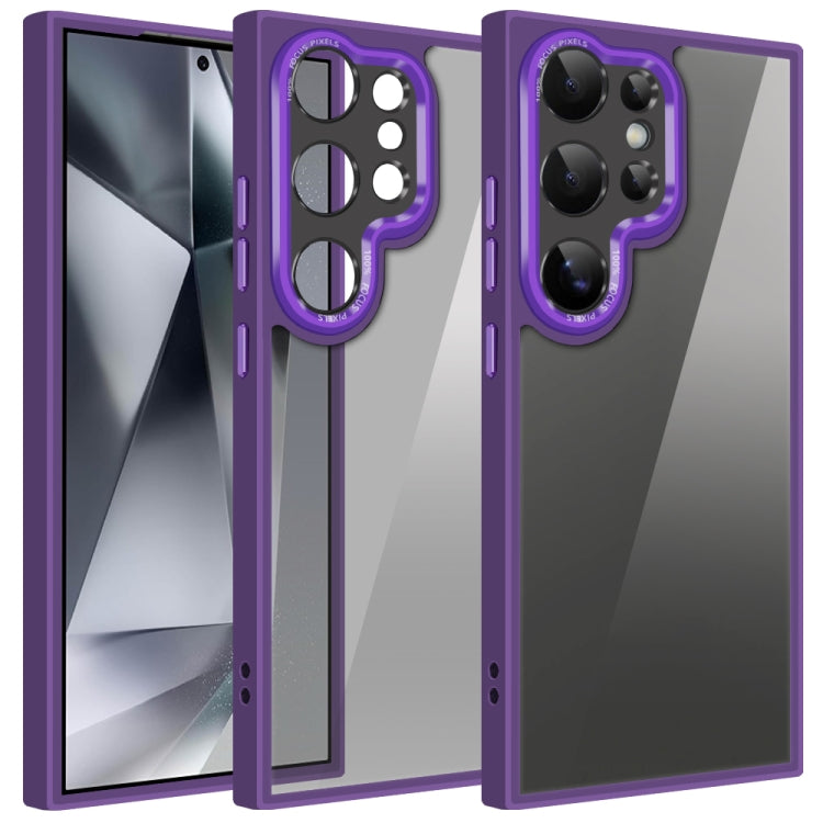 For Samsung Galaxy S24 Ultra 5G Colorful Armor Lens Film Phone Case