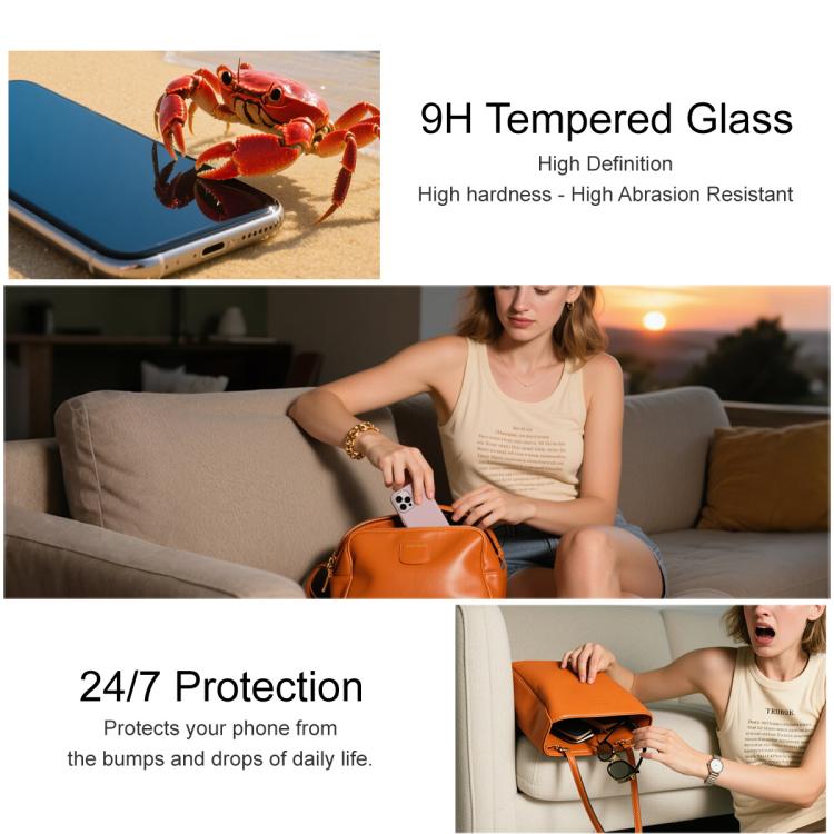 For iPhone Air imak H Series Full Screen Tempered Glass Film