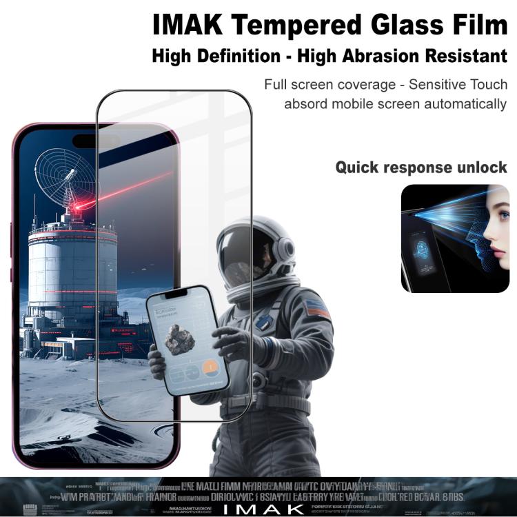 For iPhone Air imak 9H Surface Hardness Full Screen Tempered Glass Film Pro+ Series