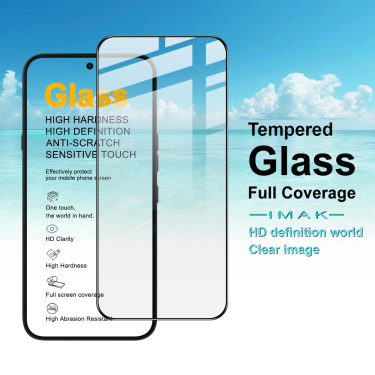 For Nothing Phone 4a Pro imak 9H Surface Hardness Full Screen Tempered Glass Film Pro+ Series