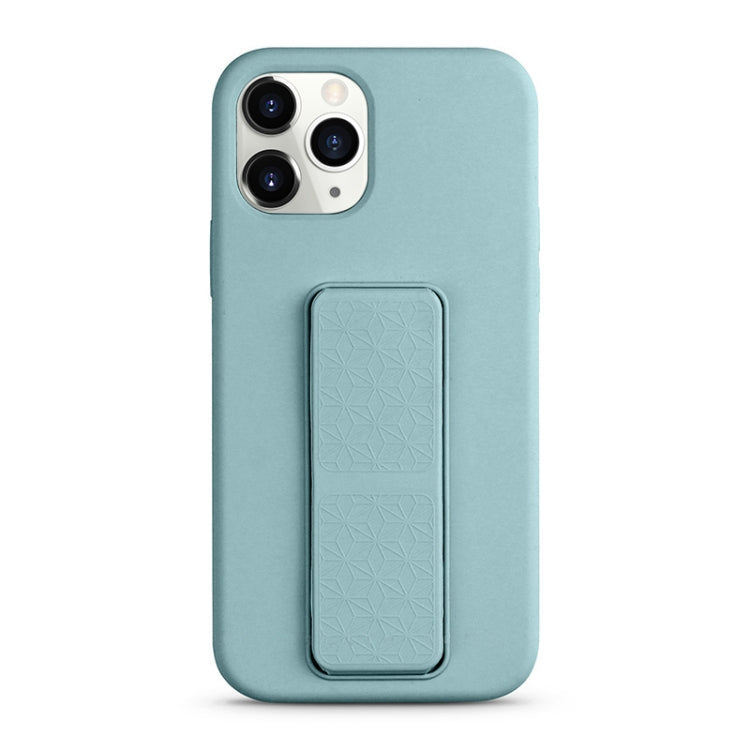 For iPhone 11 Pro Liquid Silicone Holder Phone Case